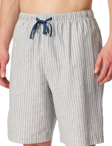Schiesser Herren Schlafhose kurz Bermuda Web - Mix + Relax