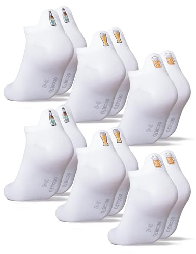 Occulto Damen & Herren Sneaker Socken 3er Pack, 6er Pack (Modell: Luca)