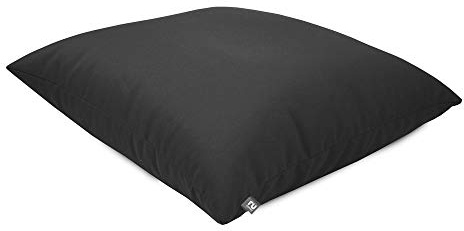rucomfy Comfortable Floor Cushion Beanbag Pillow - Water Resistant - Grey | Plush & Supportive Pre-Filled Floor Cushion - Perfect For Lounging - Extra Seating - Premium Durable Fabric - 70x70cm