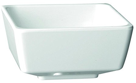 APS 83914 Schale FLOAT, 12,5 x 12,5 cm, Höhe 6 cm, Melamin, weiß