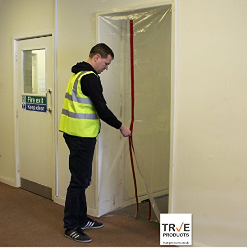 True Products 1 Zip Door Kit - Dust Stop Screen Door Pre-Assembled for easy installation.