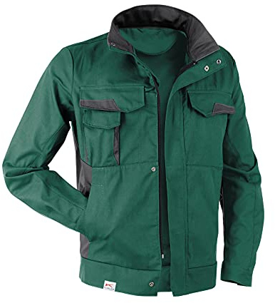 KÜBLER Workwear | KÜBLER VITA cotton+ Arbeitsjacke | moosgrün/anthrazit | Größe 3XL