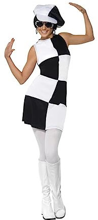 Smiffy's Womens 1960s Party Girl Ladies Fancy Dress Party Costume