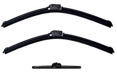 Jurmann® Vision+ Aero Scheibenwischer 550/450 + 300 mm Komplettsatz Vorne + Hinten Wischblatt Satz GLK [X204] ab Bj 06.08-