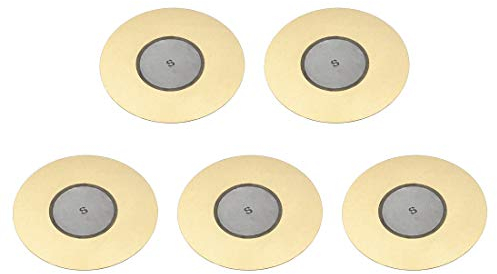 sourcing map 5 STK. Piezoscheiben Akustisch Tonabnehmer Wandler Keramik Summer Trommel Gitarre 50mm