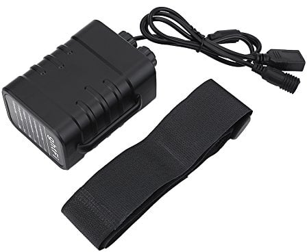 Keenso Batteriefach, wasserdichtes Batteriefach für 6x18650 Batterien für Fahrradlampe und Smartphone