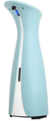 Soap dispenser Distributeur de Savon Automatique sans Contact, Pompe Mains Libres À Capteur Infrarouge, Distributeur de Savon Liquide de Nettoyage sans Pression (Couleur : Bleu)