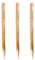 Zaunpfosten, Natur - Zaun Angespitzter, Holz-Zaunpfahl Rund Pfosten, Haselnuss Holz, Optional für Ihren Staketenzaun/Bauernzaun/Gartenzaun (3 Stück H 90 cm)