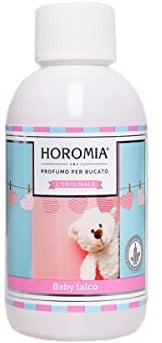 HOROMIA Profumo per Bucato Baby Talco 500ml - Profuma Bucato per Lavatrice e Asciugatrice
