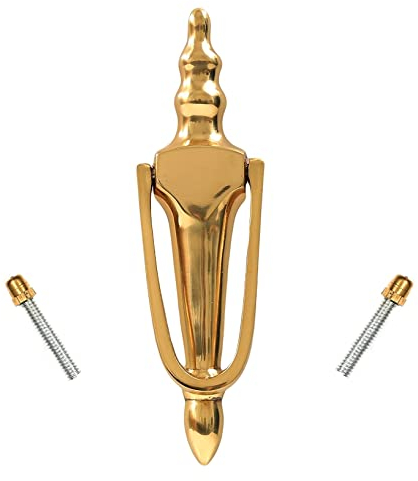 TERF® 200mm Traditional Victorian Door Knocker Slim 200mm (8'') Door Knocker for Front Door Including Fixing Screw - Pack of 1