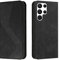 Mo-Somnus Kompatibel mit Samsung Galaxy S23 Ultra Hülle, Schutzhülle Samsung S23 Ultra, Magnet PU Leder Tasche Handyhülle Samsung S23 Ultra, Klappbar Samsung S23 Ultra Brieftasche Klapphülle (Schwarz)
