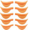 PERMANIA Wimpernlifting Pads, 10 Stücke Lash Lifting Pads S/M/L, Wimpern Lifting Zubehör Wiederverwendbare Silikon Pads | 5 Größen Wimpern Lift Stangen | Neue Form (Orange)