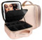 MOMIRA Reise-Make-up-Tasche Kosmetiktasche mit beleuchtetem Spiegel, Einstellbarer Helligkeit in 3 Farbszenarien, wasserdichte Makeup-Trainingsbox, Geschenk für Frauen - Champagner