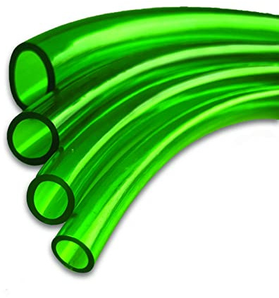 Hose Tubing Pipe for Aquarium Fish Tank Pond External Filter Airline Tube Green in Various Sizes & Tube Lengths (1m Length, 12mm/16mm)