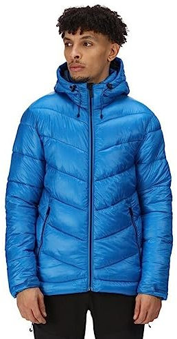 Regatta Herren Mens Toploft II Hooded Padded Jacket Gefütterter Mantel, Skydiver Blue,
