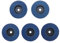 10 dischi a lamelle 40/60/80/100/120 grana disco abrasivo 76 x 10 mm mola disco abrasivo per tutte le smerigliatrici angolari standard da 76 mm