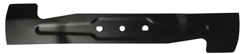 vhbw Ersatz-Messer kompatibel mit Makita DLM380PM2, DLM382PM2, DLM382Z Rasenmäher - Ersatzklinge Schwarz, 40MnB-Stahl