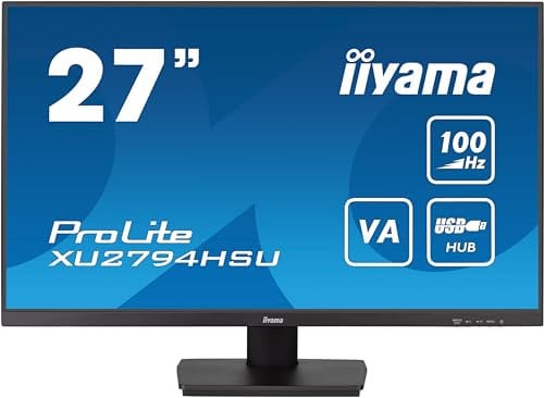 Ecran PC - IIYAMA - XU2794HSU-B6-27 VA FHD 1920 x 1080-1ms - 100Hz - HDMI DP - Pied réglable en hauteur
