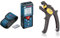 Bosch Professional Laser Entfernungsmesser GLM 40 (Flächen-/Volumenberechnung, max. Messbereich: 40 m, 2X 1,5-V Batterien, Schutztasche) & JOKARI 20050 Abisolierzange Super 4 plus, Schwarz, 1 Stück