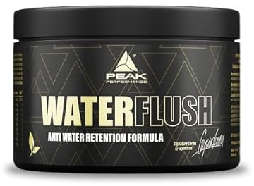 PEAK WaterFlush – 210 Kapseln I 30 Portionen I zur Entwässerung I mit Wacholder-, Löwenzahn-, Schachtelhalm-, Rosskastanien-, Brennnessel- und Mäusedorn Extrakt I Anti-Water-Retention Formula