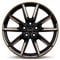 4x Borbet Felgen Alufelgen LX19 8x19 ET50 5x112 black glossy gold spoke rim kompatibel mit Audi A3 RS3 S3 TT