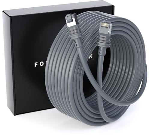 BELSYNGA Starlink Gen 3 Cable - Replacement Ethernet Cable for Starlink Generation 3, High-Speed Data Transmission, Durable Waterproof 75FT/23M Grey