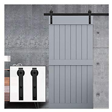 610 cm Schiebetür-Hardware-Kit für einzelne Scheunentür, 6 m Schiebetür, Scheunentor