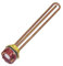 LVSELINGI Élément Chauffant à Eau DN32 1 1/4 , avec Thermostat, 220V, 1500W, thermoplongeur avec régulateur de température Cheerfully