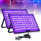 BOWEICORE 2 Stück 150W UV Schwarzlicht Blacklight IP66 Wasserdichte Schwarzlicht Led Strahler, UV Partylicht Schwarzlichtlampe für Glow Party, Halloween Deko, Disco, Bühnenbeleuchtung