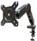 HFTEK Monitor Tischhalterung für Bildschirme von 15-34 Zoll Monitor Halterung 2 bis 9 kg Monitor Arm Curved Durch Schwenken, Neigen und Drehen VESA 75/100 - HF12GM09