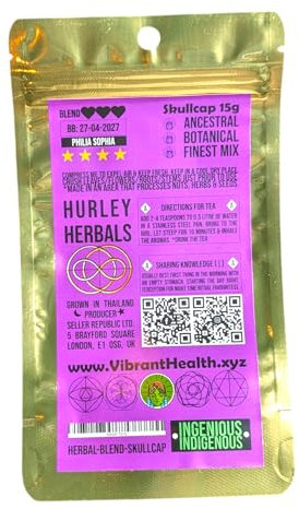 Skullcap Herb - Herbal Botanical Revolution – 100% Stalk Free - Chopped Grinded Sieved Triple Filtered