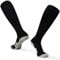 GRPSKCOS Fussballsocken Kinder 1 Paar Men Fußballstutzen Knielange Atmungsaktive Fußballsocken für Tennis Rugby Hockey Fußball Stutzen Kinder Men(#1 Schwarz,39-42)