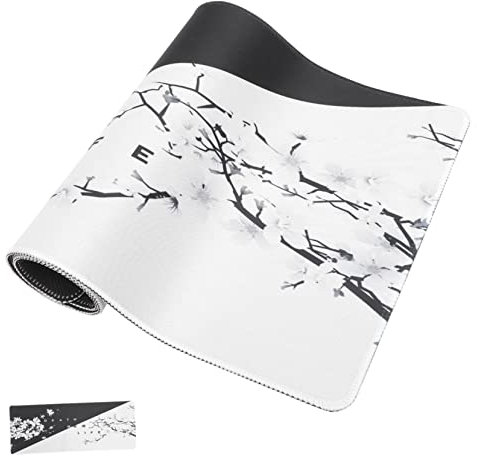 FOYTOKI Tapis de Souris Grand avec Motif Tapis de Antidérapant pour Clavier et Souris Design Floral Unique Parfait pour Joueurs