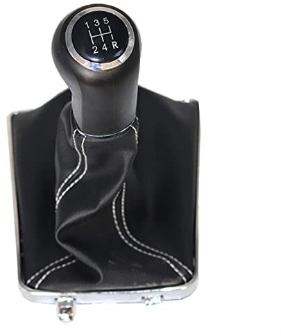 5-Gang -Schaltknauf aus Chromleder, Schaltmanschette, für Opel, für Astra III H 1.6 2004–2010, 2009, 2008