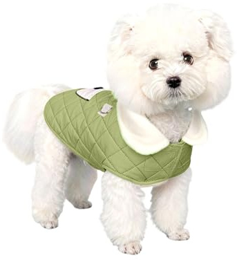 Xanorrg Pelzige Hundebekleidung Pelzige Weste Für Kleine Bis Große Hunde Weicher Overall Pullover Winterpyjama Hundebekleidung Aus Polyester Für Den Winter