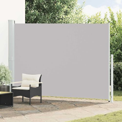 Emmtore Toldo Lateral retráctil para Patio Gris 200x300 cm