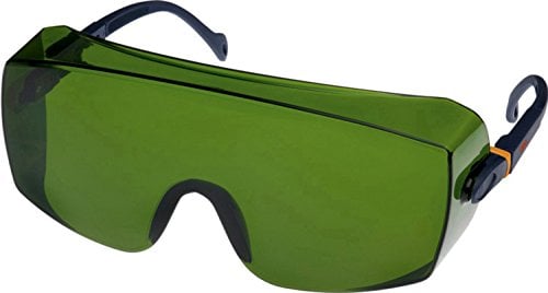 3M Schutzbrille 2805, AS, UV, PC, grün getönt, IR 5.0 - geeignet für autogenes Schweißen und Hartlöten