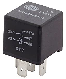 HELLA 4RD 933 332-051 Relais, Arbeitsstrom - 12V - 5-polig - Wechsler