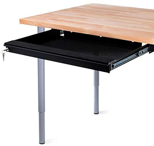 Penn Elcom Under Desk Laptop Drawer, Lockable, for 550mm/20 Inch Laptops - Premium Sliding Security Drawers