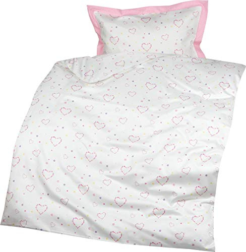 Lorena Mako-Satin Bettwäsche Lilly 1 Bettbezug 135 x 200 cm + 1 Kissenbezug 80 x 80 cm