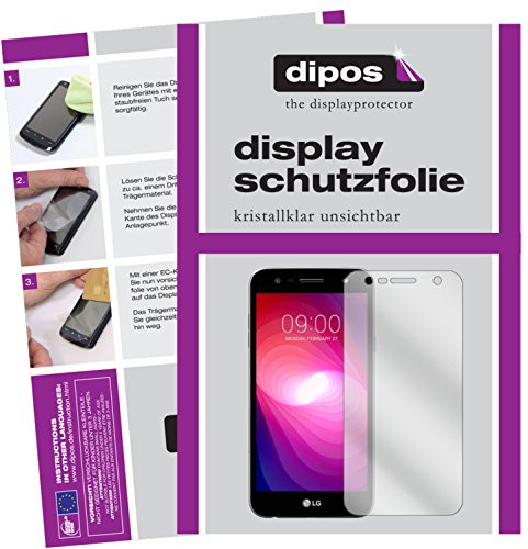 dipos I 2x Screen Protector compatible with LG X Power 2 Protection Films clear
