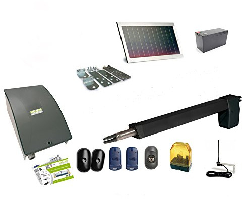 HC812-500 PRO SOLAR MONO automatisme kit motorisation DUCATI HOME pour portail battant Solaire 100% sans fil ouvre portail