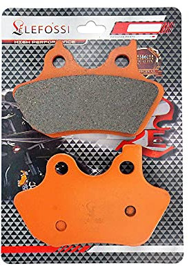 Motocicleta Pastillas de Freno trasero para Compatible con Sportster Harley Davidson FXD FXDL FXDWG FXDX FLHR FLHC FLHT FLTR FLHRS FLHTC FLHX (Dyna & Touring Series) (2000-2007) FA400R