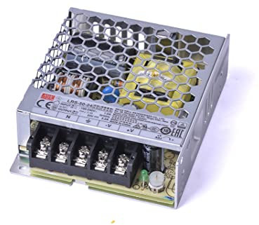 KingLed – MeanWell Fuente de alimentación Meanwell Modelo LRS-50-24 50W 24V Transformador Switching Mean Well NO resistente al agua IP20 para Tiras LED – cód.1991