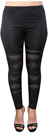 Leggings Legins Leggins Treggings jejjings geggings donna strappato ragazza nero elasticizzato con tagli sexy taglia unica distressed grunge street comfy edgy