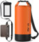 Glymnis Dry Bag wasserdichte Tasche 10L 20L Wasserdichter Packsack mit Bauchtasche und Tragegurt Waterproof für Wassersport Strand Schwimmen Bootfahren Reisen Camping (Orange, 20L)