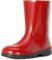 Ladeheid Gummistiefel Kinder Hohe wasserdichte Regenstiefel für Jungen und Mädchen LA-939 (Rot-2, 35 EU)