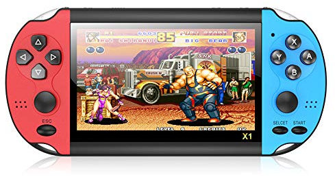 XIUNIA, console portatile per videogiochi, 4,3 pollici, 8 GB retrò, 10.000 giochi incorporati, perfetta per bambini e adulti