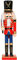 Nussknacker Weihnachtsschmuck, 30cm/11,8 Zoll Nussknacker Soldat Holz Nussknacker König Soldat Figur Dekor Puppe Ornament für Zuhause Kamin Weihnachtsbaum Party Dekoration (Schwert)