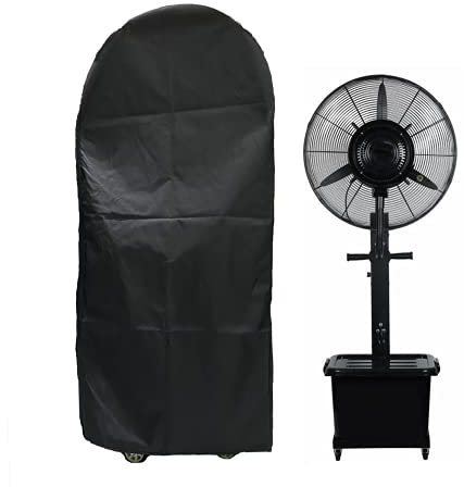 J&C Lüfterabdeckung für Nebelventilator, wasserdicht, Sprühkühlung, Ventilatorabdeckung, Industrieventilator, Staubschutz, Outdoor-Wassernebel, Ventilator, staubdicht, groß (kein Lüfter)